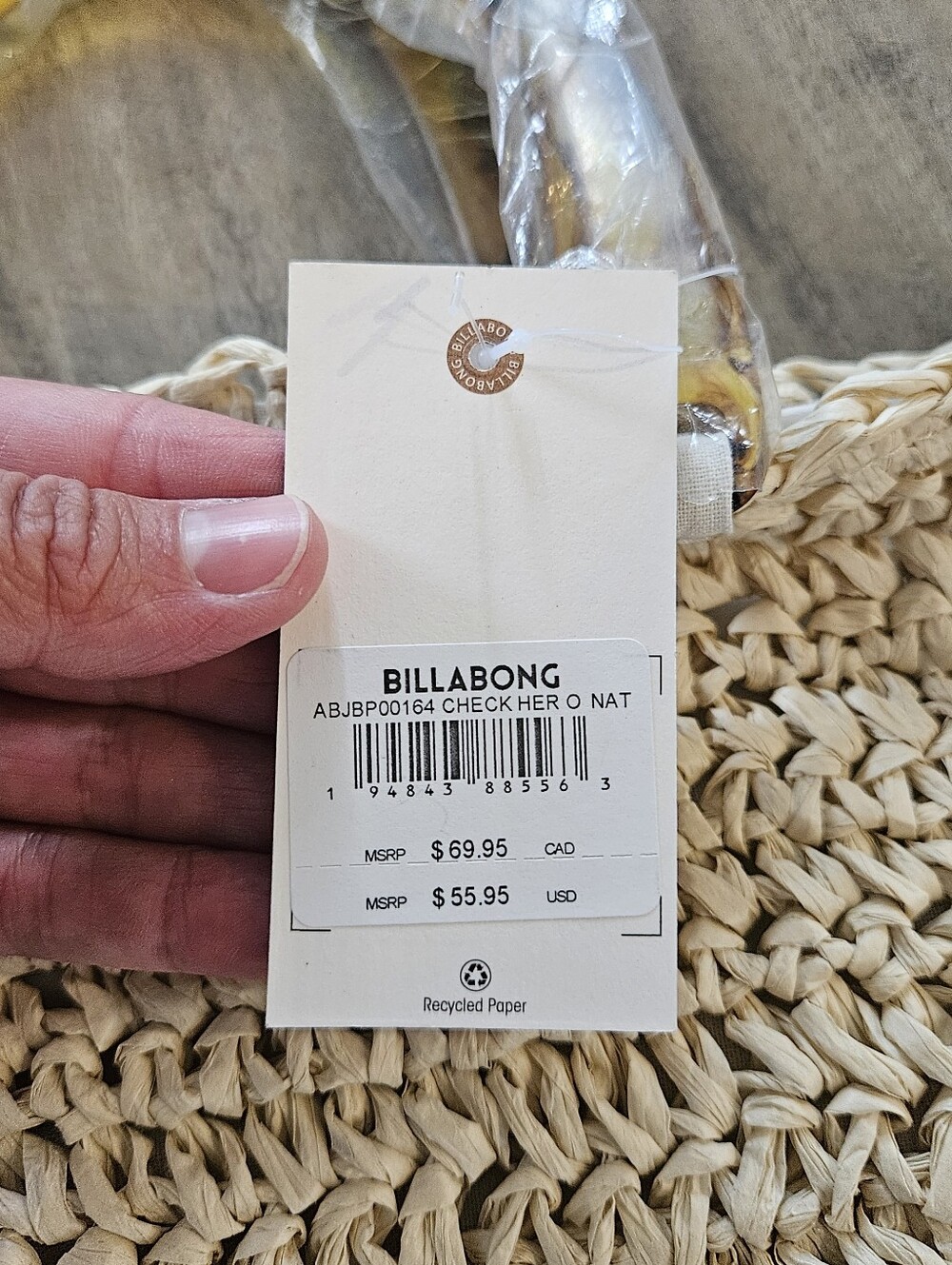 Billabong Woven Tote - Picture 7 of 7